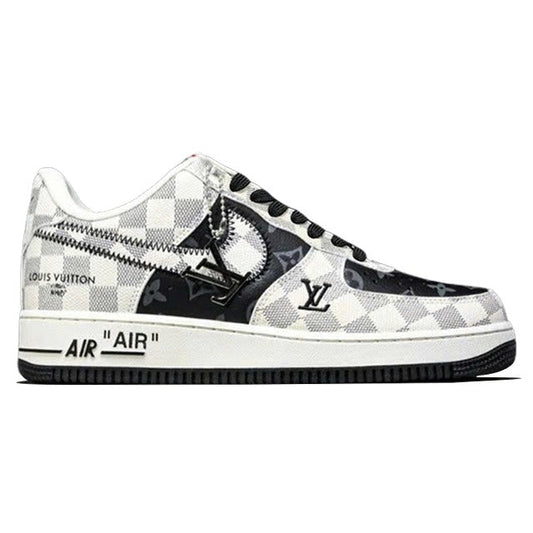 Louis Vuitton x Nike Air Force 1 Royal Black