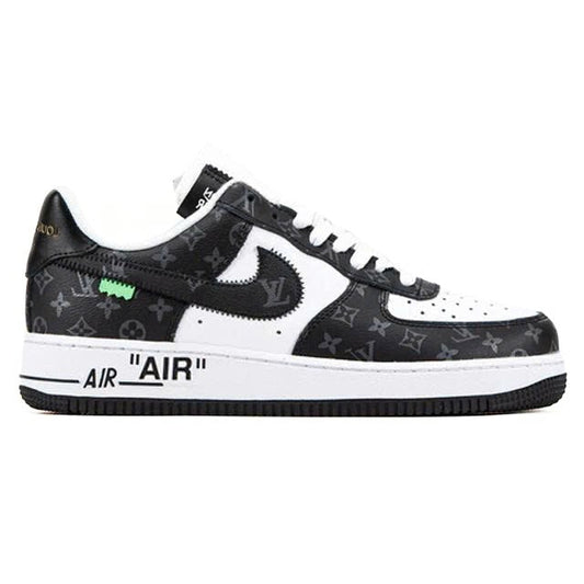 Louis Vuitton x Nike Air Force 1 Low Virgil Abloh  Black White Monogram
