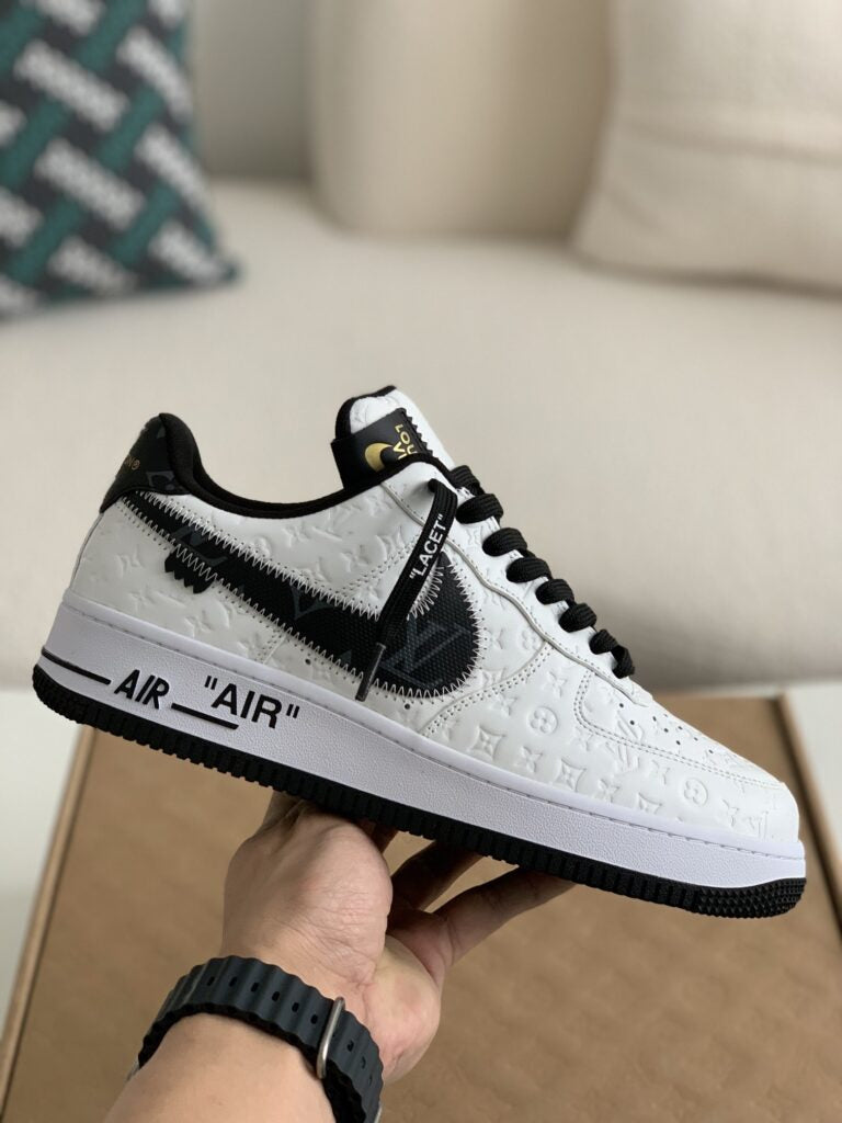 Louis Vuitton x Nike Air Force 1 Low White Black