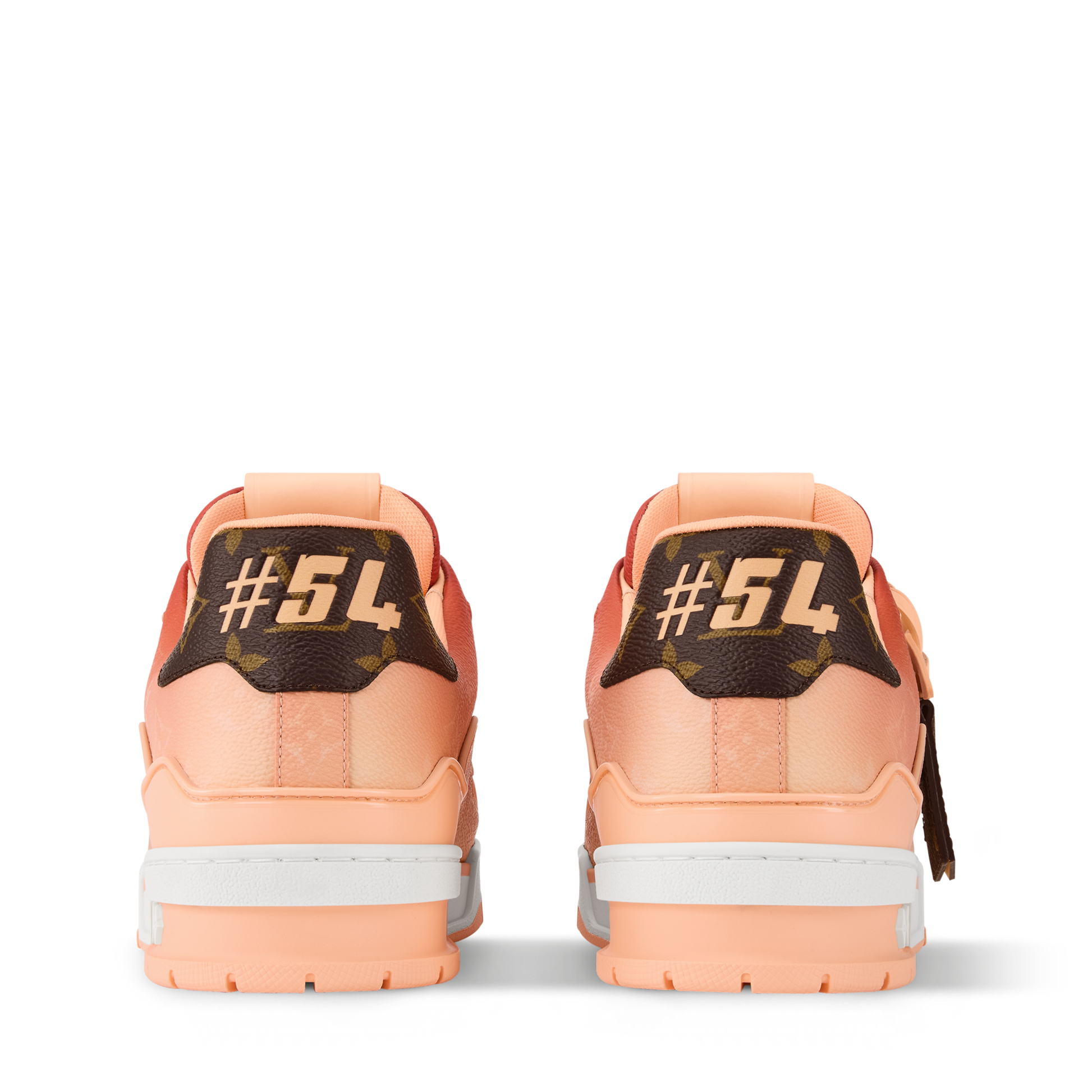 LV Trainer Sneaker Monogram-printed canvas Orange