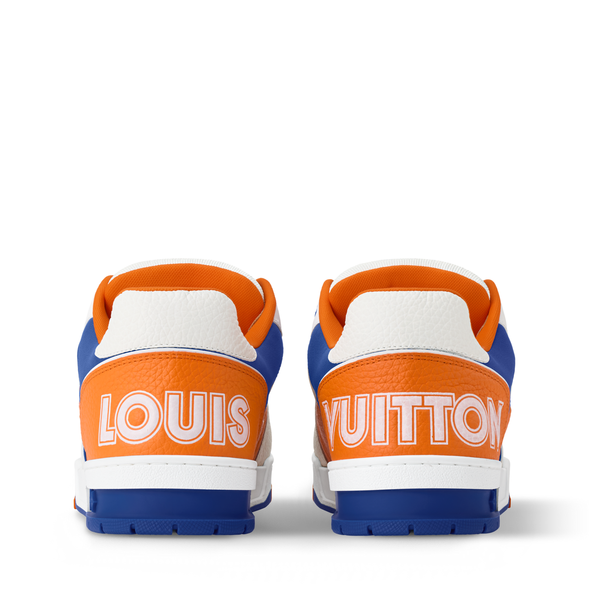 Louis Vuitton LV Trainer Orange Velcro Strap Sneaker