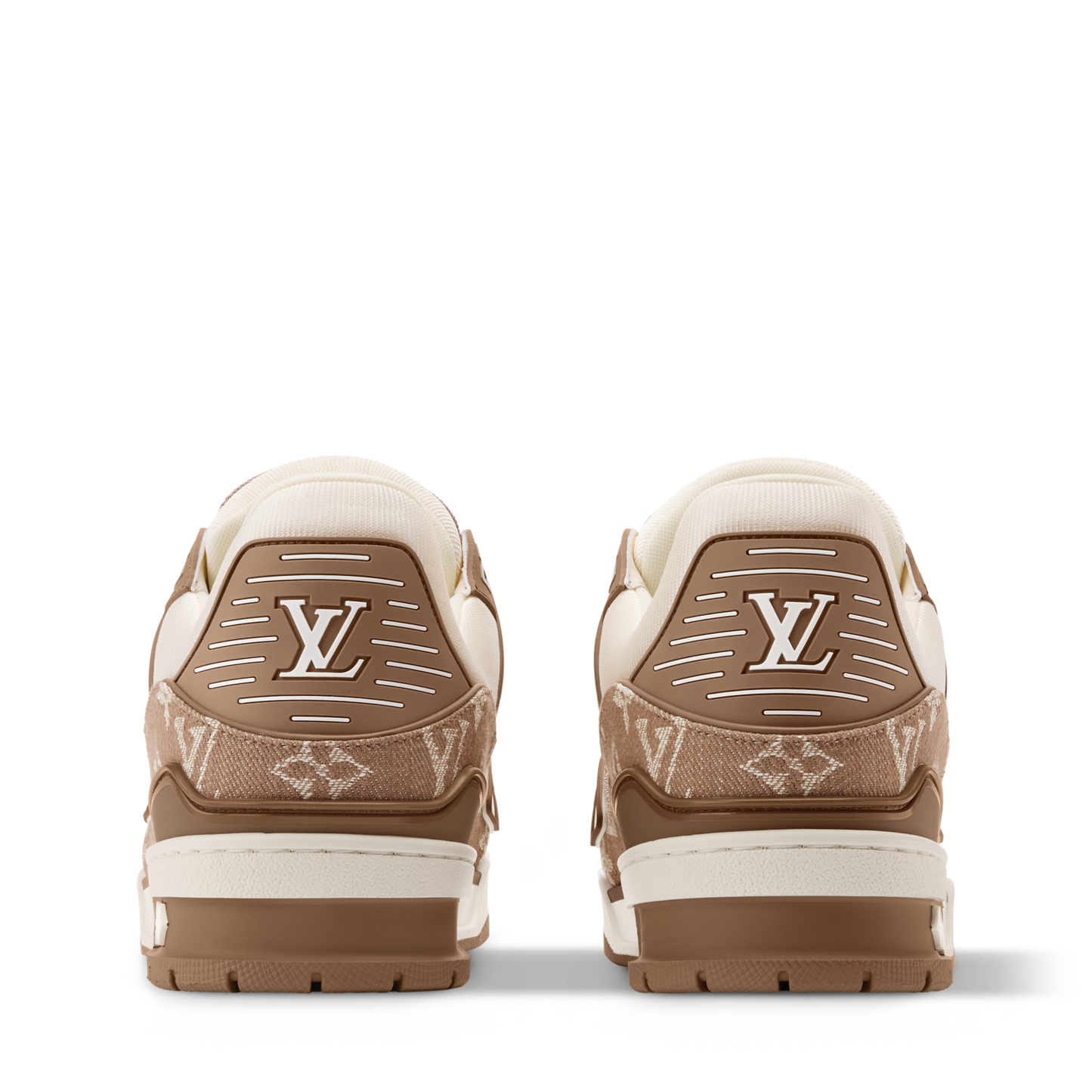 Louis Vuitton LV Trainer Sneaker Monogram Brown Denim