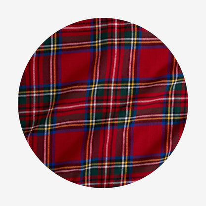 Red Tartan Plaid Flannelette Poshmas Stocking