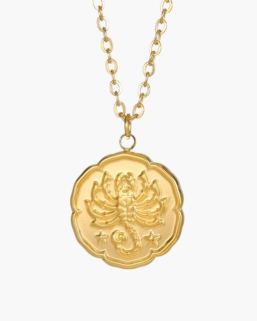 Zodiac Sign Necklace - Gold - foto 12