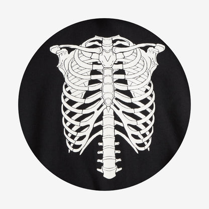 Classic Skelly Fleece Hooded Romper