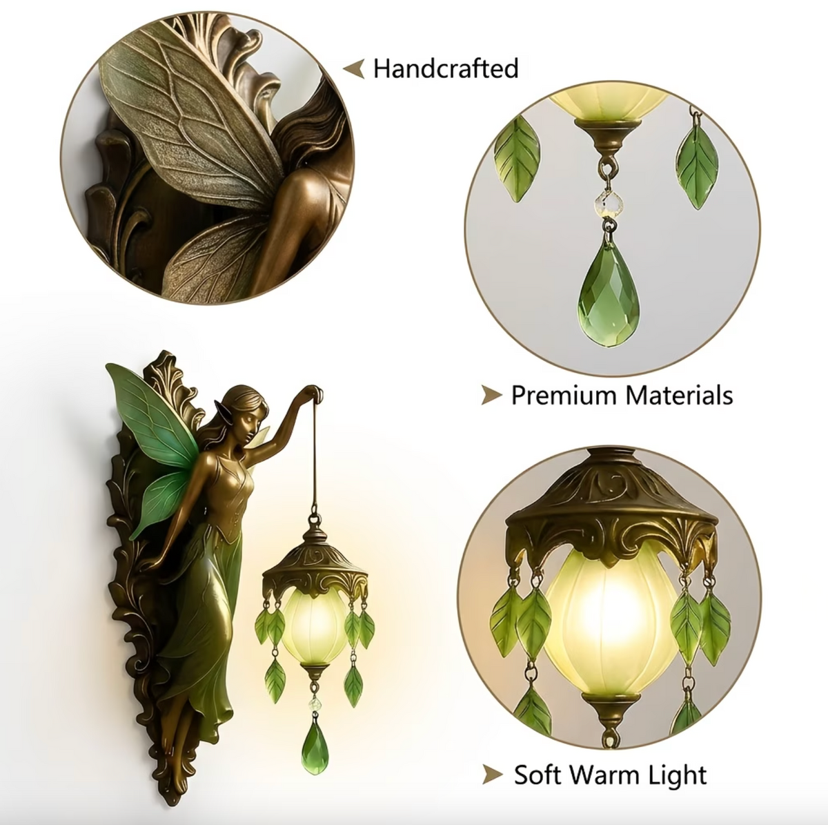 🧚🌸Enchanted Fairy Glow Wall Lamp