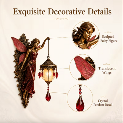 🧚🌸Enchanted Fairy Glow Wall Lamp