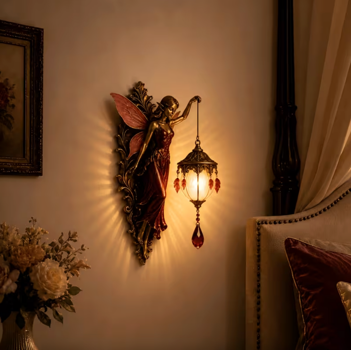 🧚🌸Enchanted Fairy Glow Wall Lamp