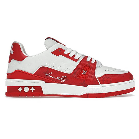 Louis Vuitton LV 54 Trainer Red White Sneaker