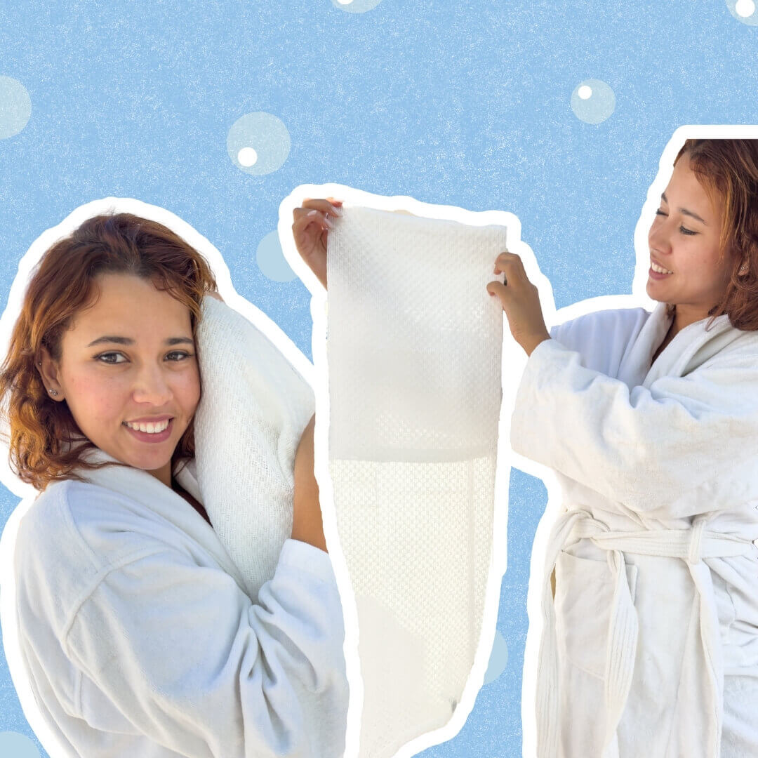 Tryzovira Exfoliating Antibacterial Shower Towel