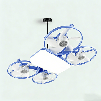 ✨ Drone-Style LED Ceiling Fan Light – Modern Lighting & Airflow in One