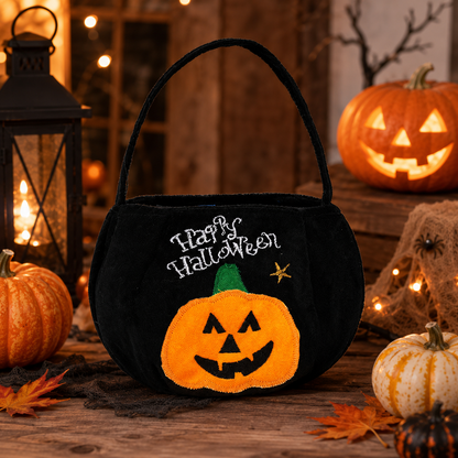 🍬Halloween Early Bird Sale | 49% OFF  Cute Halloween Trick-or-Treat Candy Bag – Soft Reusable Tote for Kids
