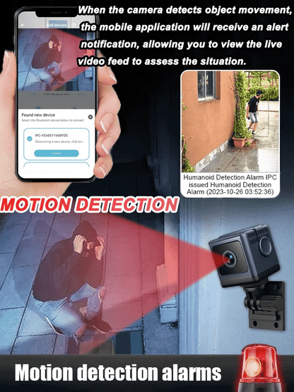 🔥Smart WiFi Security Camera – 1080P HD, Night Vision, Motion Detection, Low Power