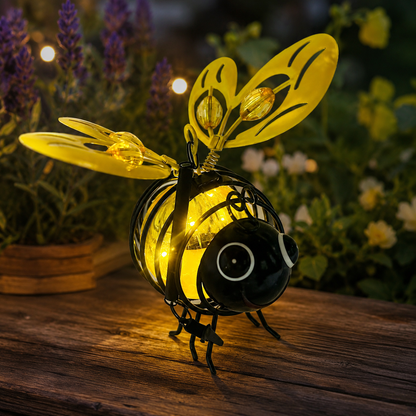 🔥Last Day49% OFF🔥 Hanging Solar Bee Light – Warm Amber Glow, Flicker-Free, Perfect for Garden Parties, Camping, or Kids’ Rooms – Spread Joy Day and Night 🌞🌜