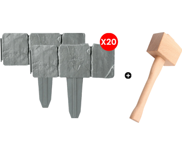 🥳2026 HOT SALE🥳💞50K+ SOLD!🌿✨ 50% OFF! Imitation Stone Garden Fence 🏡♻️