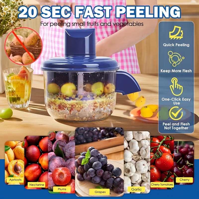 🎉 2026 Sale — Over 34,000 Sold!⚡ - Universal Automatic Peeler | The Smart Kitchen Gadget That Peels Fruits & More In Seconds