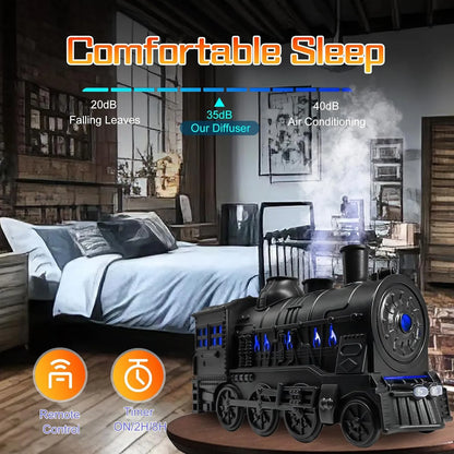 🔥Hot Sale 46% OFF🚂Retro Train Essential Oil Diffuser Humidifier