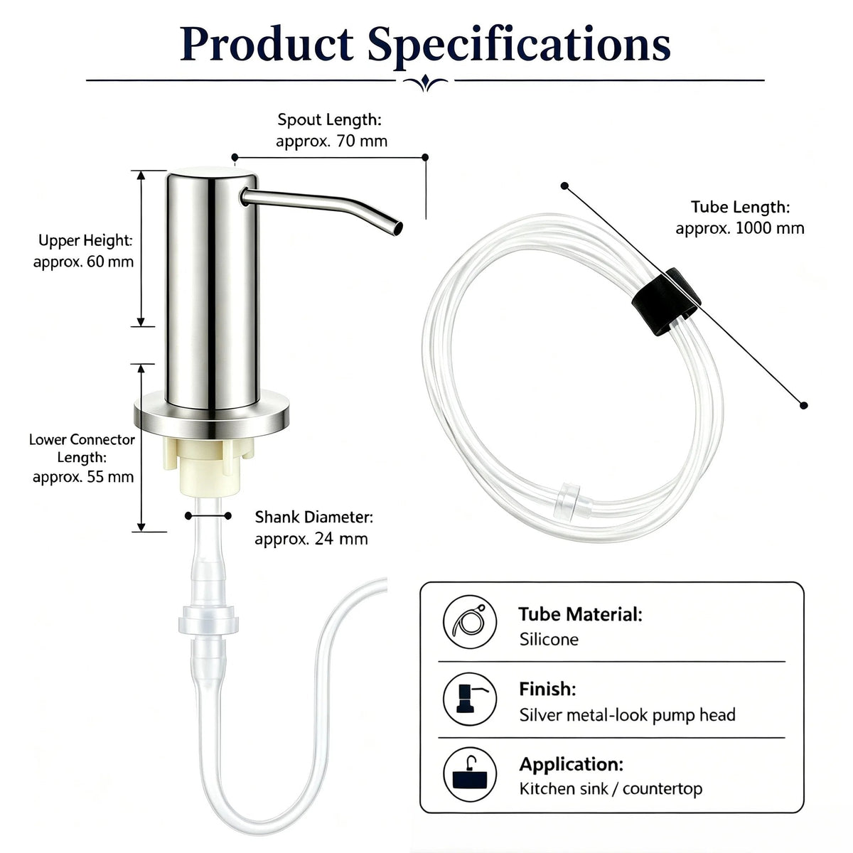 🔥Last Day 30% OFF - Kitchen Sink Soap Dispensers✨