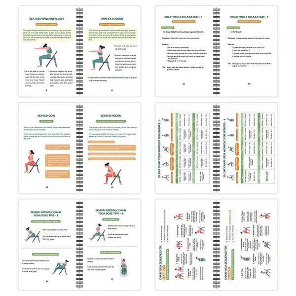 The Complete Guide to Chair Yoga for Seniors Over 60: 40+ Low-Impact Easy Exercises to Restore Strength, Mobility, Balance, and Lose Weight