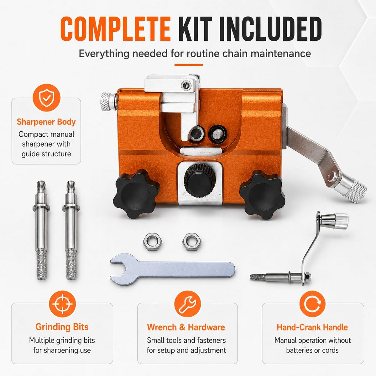 🔪Precision Chainsaw Sharpener-Restore Your Chainsaw's Cutting Power in Seconds