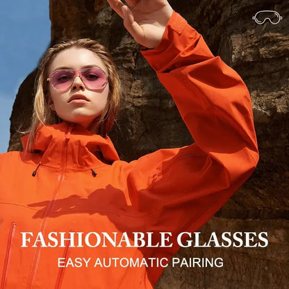 😎 Smart Bluetooth 5.4 Audio Sunglasses – Open-Ear, UV & Blue Light Protection