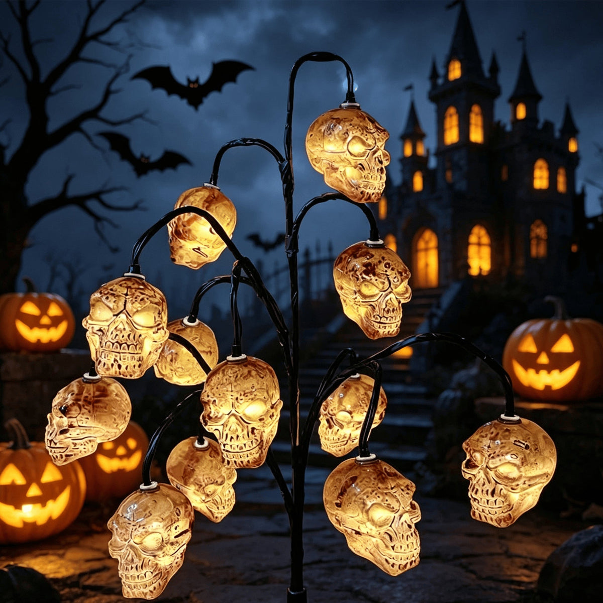 🔥🎃 Pumpkin Solar Stake Lights – Halloween Outdoor Yard Decor