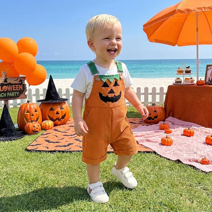 Toddler Baby Boy Halloween Overalls
