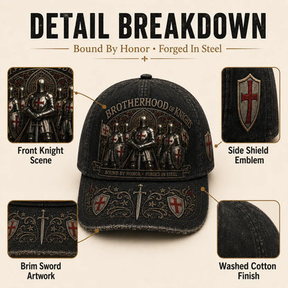 ⚔️ 2026 Architecturm®Brotherhood Of Knights Honor Cap 🎁 Free Honor Coin With Every Cap Purchase