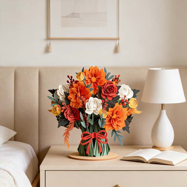 🏆35K+ SOLD! 🌼💌 Forever-Blooming 3D Flower Pop-Up Card– Personalized Love Message & Everlasting Bloom 🎁