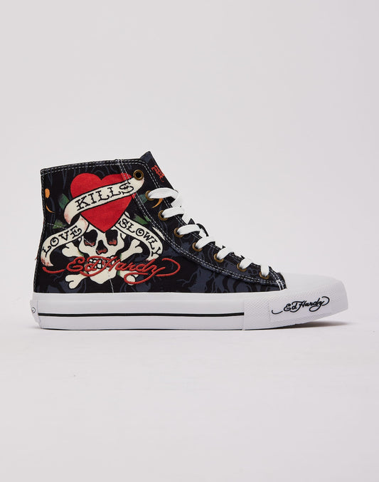 Ed Hardy Heart Skull Hi