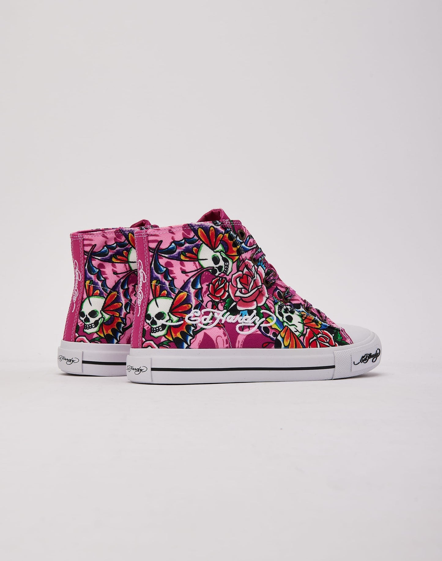 Ed Hardy Skull Butterfly Hi Grade-School