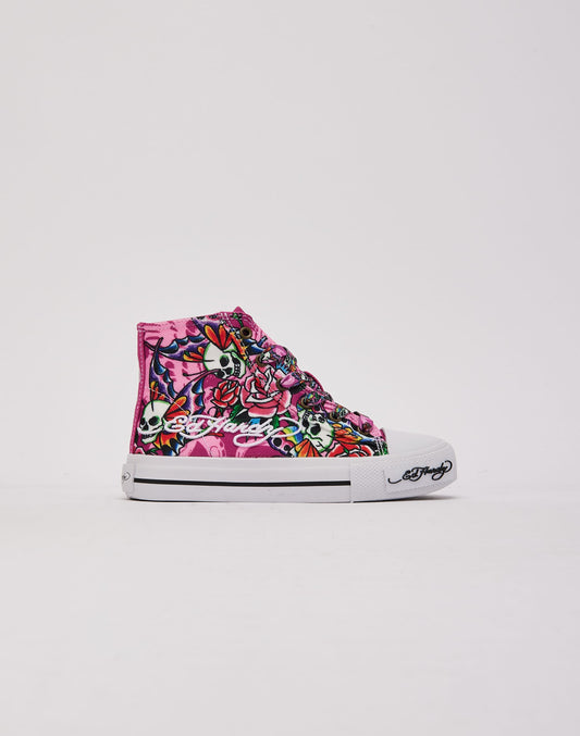 Ed Hardy Skull Butterfly Hi Pre-School