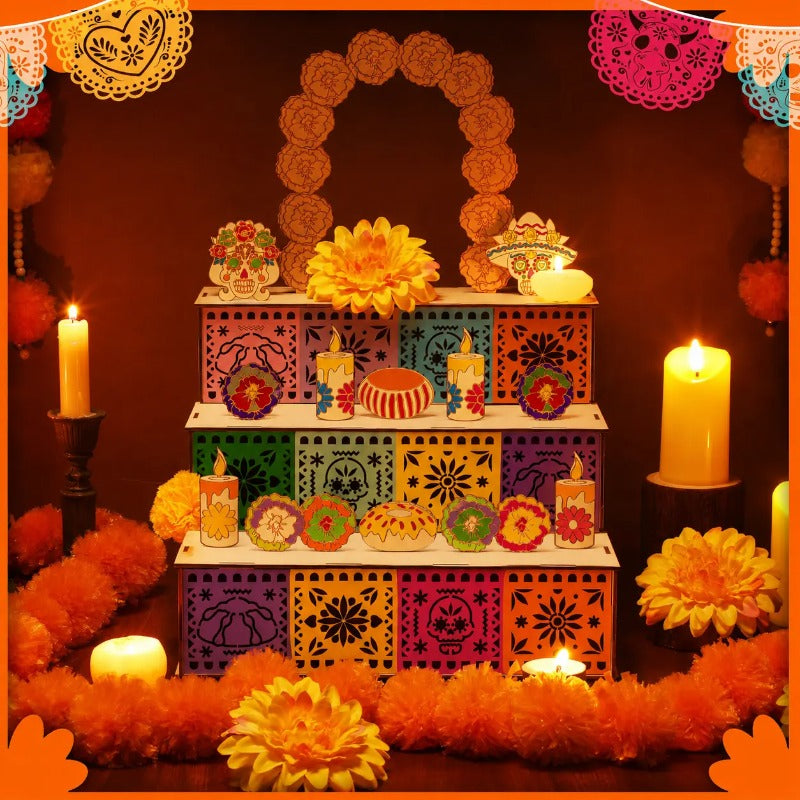 Day of the Dead-DIY Wooden Altar Display