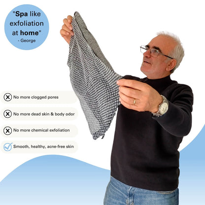 Tryzovira Exfoliating Antibacterial Shower Towel