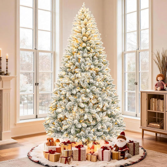 Snowy Glow Christmas Tree