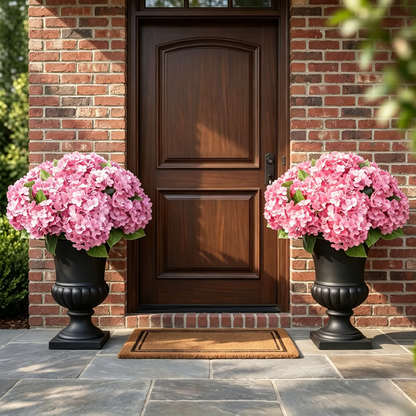🔥2026 Summer Hot Sale🔥Artificial Outdoor Hydrangea Flowers - UV resistant, Waterproof, Windproof