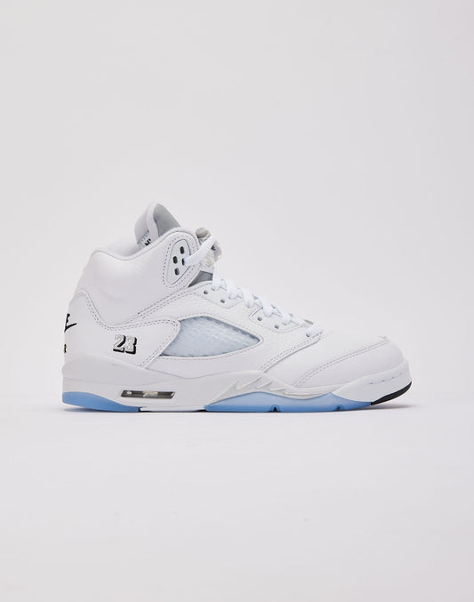 Jordan Air Jordan 5 Retro 'White Metallic' Grade-School