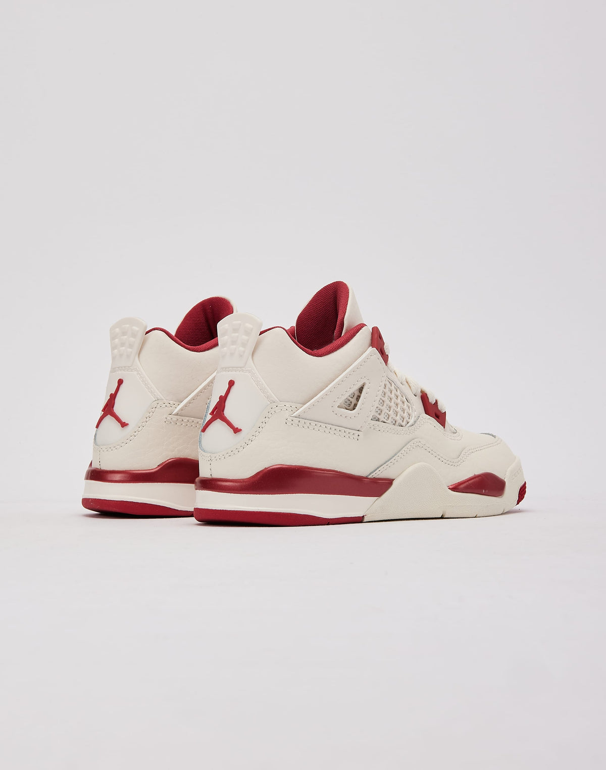 Jordan Air Jordan 4 Retro 'Pale Ivory and Tough Red' Pre-School