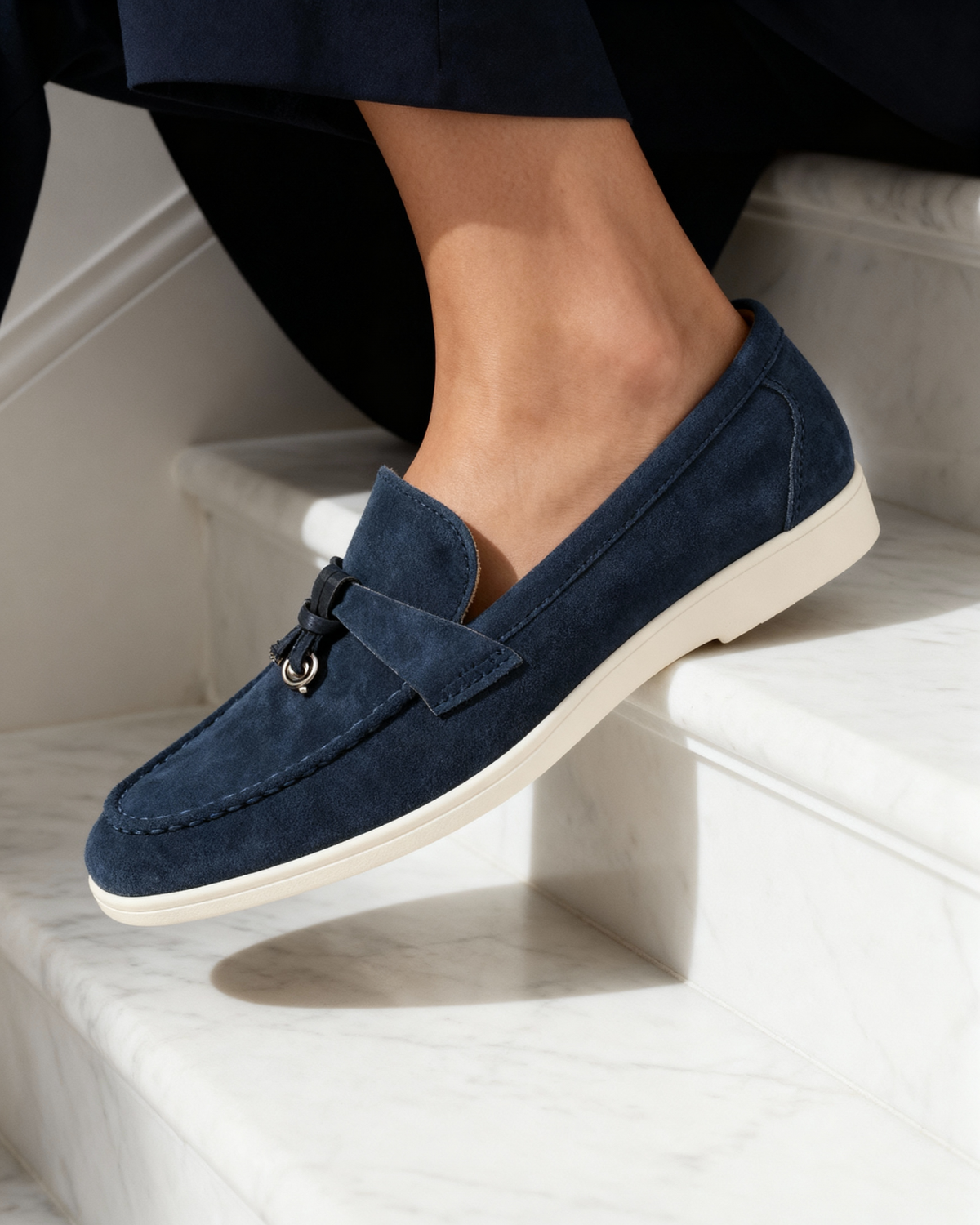 Suede Lady Loafers - foto 8