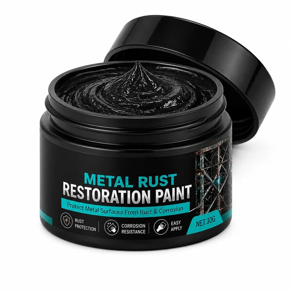 🥳2026 HOT SALE🥳💞50K+ SOLD!🔧🏠 Metal Rust Protection Black Repair Paste – Restores rusty gates, railings & tools. Forms protective coating – no need to replace! 🛡️