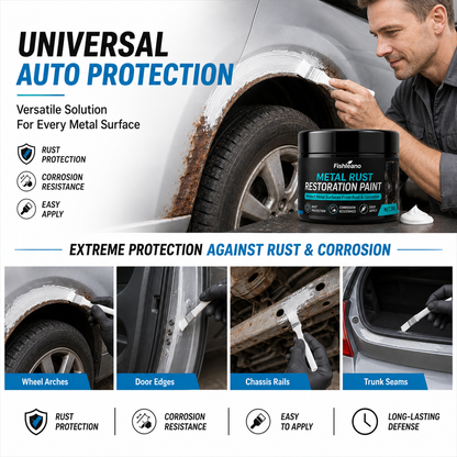 🥳2026 HOT SALE🥳💞50K+ SOLD!🔧🏠 Metal Rust Protection Black Repair Paste – Restores rusty gates, railings & tools. Forms protective coating – no need to replace! 🛡️