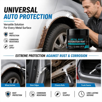 🥳2026 HOT SALE🥳💞50K+ SOLD!🔧🏠 Metal Rust Protection Black Repair Paste – Restores rusty gates, railings & tools. Forms protective coating – no need to replace! 🛡️