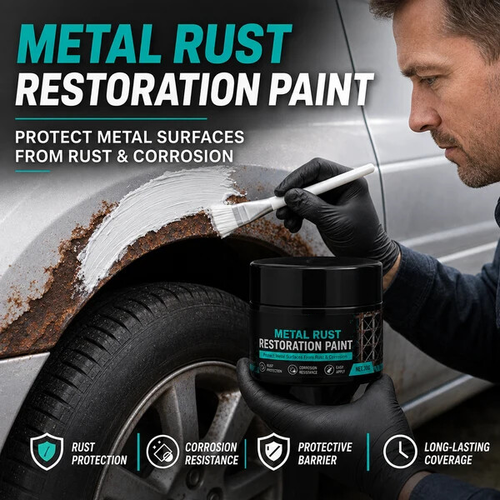 🥳2026 HOT SALE🥳💞50K+ SOLD!🔧🏠 Metal Rust Protection Black Repair Paste – Restores rusty gates, railings & tools. Forms protective coating – no need to replace! 🛡️