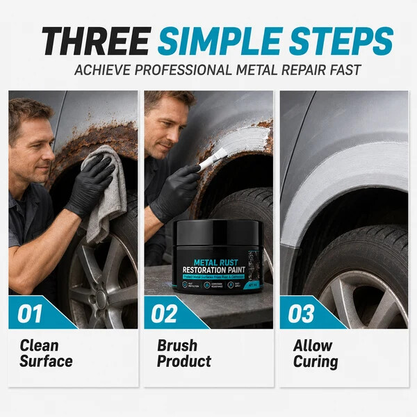 🥳2026 HOT SALE🥳💞50K+ SOLD!🔧🏠 Metal Rust Protection Black Repair Paste – Restores rusty gates, railings & tools. Forms protective coating – no need to replace! 🛡️