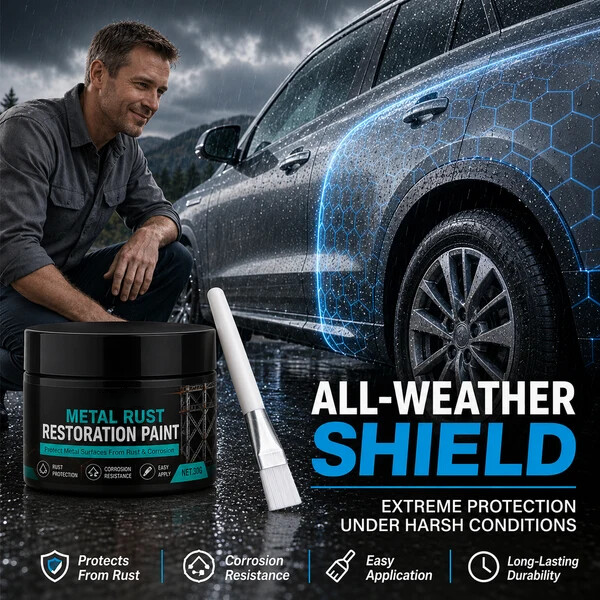 🥳2026 HOT SALE🥳💞50K+ SOLD!🔧🏠 Metal Rust Protection Black Repair Paste – Restores rusty gates, railings & tools. Forms protective coating – no need to replace! 🛡️
