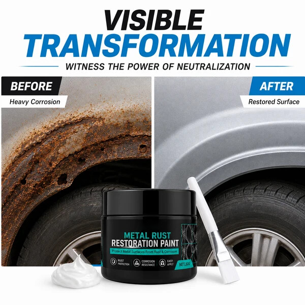 🥳2026 HOT SALE🥳💞50K+ SOLD!🔧🏠 Metal Rust Protection Black Repair Paste – Restores rusty gates, railings & tools. Forms protective coating – no need to replace! 🛡️