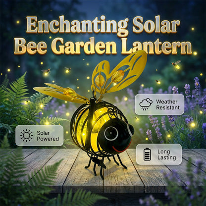 🐝Last Day 75% OFF🔥 Hanging Solar Bee Light – Warm Amber Glow, Flicker-Free, Perfect for Garden Parties, Camping, or Kids’ Rooms – Spread Joy Day and Night 🌞🌜