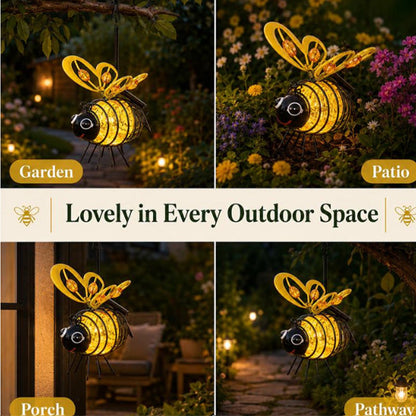 🔥Last Day49% OFF🔥 Hanging Solar Bee Light – Warm Amber Glow, Flicker-Free, Perfect for Garden Parties, Camping, or Kids’ Rooms – Spread Joy Day and Night 🌞🌜