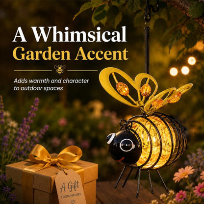 🔥Last Day49% OFF🔥 Hanging Solar Bee Light – Warm Amber Glow, Flicker-Free, Perfect for Garden Parties, Camping, or Kids’ Rooms – Spread Joy Day and Night 🌞🌜