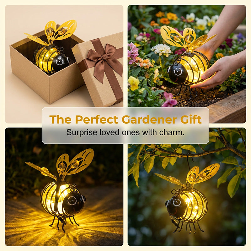🔥Last Day49% OFF🔥 Hanging Solar Bee Light – Warm Amber Glow, Flicker-Free, Perfect for Garden Parties, Camping, or Kids’ Rooms – Spread Joy Day and Night 🌞🌜